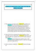 ADVANCED PATHOPHYSIOLOGY STUDY GUIDE QUESTIONS WITH COMPLETE SOLUTIONS&period;