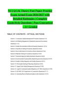 NCCQ UK Theory Past Paper Practice Exam Actual Exam 2026&sol;2027 with Detailed Rationales &vert; Complete Exam-Style Questions &vert; Pass Guaranteed &ndash; A&plus; Graded&NewLine;&NewLine;
