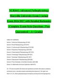 NURS611 Advanced Pathophysiology Maryville University Exam 3 Actual Exam 2026&sol;2027 with Detailed Rationales &vert; Complete Exam-Style Questions &vert; Pass Guaranteed &ndash; A&plus; Graded&NewLine;&NewLine;