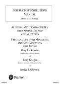 Instructor&rsquo;s Solutions Manual &ndash; Algebra and Trigonometry with Modeling and Visualization &lpar;6th Edition&rpar;&NewLine;All Chapters Covered &vert; Verified Solutions &vert; Rated A&plus; &vert; Latest Edition