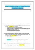 ADVANCED PEDIATRIC NURSING TEST 1 &lpar;BURNS&rpar; QUESTIONS WITH ACCURATE SOLUTIONS
