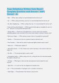 Texas Esthetician Written State Board &vert;&NewLine;Complete Questions and Answers &vert; 100&percnt;&NewLine;Correct - A&plus;