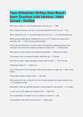 Texas Esthetician Written State Board &vert;&NewLine;Exam Questions with Solutions &vert; 100&percnt;&NewLine;Correct - Verified