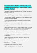 Texas Esthetician Written State Board &vert; Exam&NewLine;Questions with Solutions &vert; 2026 Update &vert; 100&percnt;&NewLine;Correct - Verified