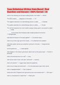 Texas Esthetician Written State Board &vert; Real&NewLine;Questions and Answers &vert; 100&percnt; Correct - A&plus;