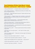 Texas Esthetician Written State Board &vert; Actual&NewLine;Questions and Answers &vert; 100&percnt; Correct - Verified