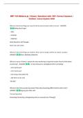 WRT 106 Midterm pt&period; 3 Exam &vert; Questions with 100&percnt; Correct Answers &vert;&NewLine;Verified &vert; Latest Update 2026