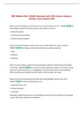WRT Midterm Part 3 EXAM &vert; Questions with 100&percnt; Correct Answers &vert;&NewLine;Verified &vert; Latest Update 2026