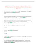 WRT Exam &vert; Questions with 100&percnt; Correct Answers &vert; Verified &vert; Latest&NewLine;Update 2026