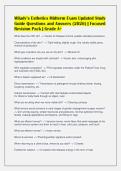 Milady&rsquo;s Esthetics Midterm Exam Updated Study&NewLine;Guide Questions and Answers &lpar;2026&rpar; &vert; Focused&NewLine;Revision Pack &vert; Grade A&plus;