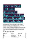 2026&sol;2027 Elite Universal Test Bank&colon; Sociology in Our Times &lpar;12th Edition&rpar; by Diana Kendall &vert; S-Tier 60 Q&A Diagnostic Mastery