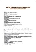 ASM 275 EXAM 3 WITH COMPLETE SOLUTIONS 100&percnt; VERIFIED 2026 UPDATE&excl;&excl;