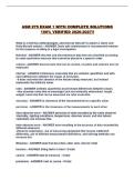 ASM 275 EXAM 1 WITH COMPLETE SOLUTIONS 100&percnt; VERIFIED 2026-2027&excl;&excl;