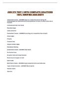 ASM 275 TEST 3 WITH COMPLETE SOLUTIONS 100&percnt; VERIFIED 2026-2027&excl;&excl;