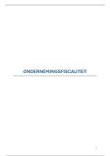 Samenvatting Ondernemingsfiscaliteit &vert; UGent &vert; 2025&sol;26