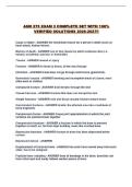 ASM 275 EXAM 3 COMPLETE SET WITH 100&percnt; VERIFIED SOLUTIONS 2026-2027&excl;&excl;