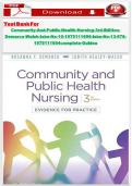 Test Bank for Community and Public Health Nursing 3rd Edition by DeMarco & Walsh &ndash; Complete Questions & Answers Study Guide