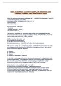 RNSG 2539 LATEST EXAM WITH COMPLETE QUESTIONS AND CORRECT ANSWERS 100&percnt; VERIFIED 2026-2027&excl;&excl;