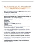 RNSG 2539 EXAM I SHOCK&comma; MODS&comma; SPINAL CORD INJURY&comma; TRAUMATIC BRAIN INJURY&comma; ENCEPHALOPATHY&comma; BRAIN DEATH NEW SET WITH COMPLETE SOLUTIONS 100&percnt; VERIFIED&excl;&excl;