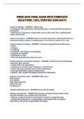 RNSG 2539 FINAL EXAM WITH COMPLETE SOLUTIONS 100&percnt; VERIFIED 2026-2027&excl;&excl;
