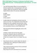 WGU C840 Digital Forensics in Cybersecurity Study Guide - Guaranteed Success - Verified Questions and Answers - A&plus; Exam Prep