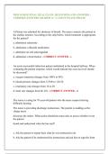 MED SURGE FINAL REAL EXAM &vert; QUESTIONS AND ANSWERS &vert; &NewLine;VERIFIED ANSWERS GRADED A&plus; &vert; LATEST EXAM UPDATE 