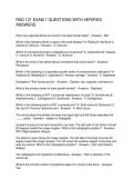RAD 121 EXAM 1 QUESTIONS WITH VERIFIED ANSWERS