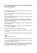 RAD 121LOWER EXTREMITY TEST QUESTIONS WITH VERIFIED ANSWERS