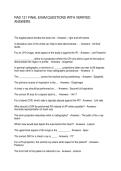 RAD 121 FINAL EXAM QUESTIONS WITH VERIFIED ANSWERS