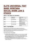 2026&sol;2027 ELITE S-TIER TEST BANK&colon; Montana Social Work Law & Ethics &lpar;MCA & ARM&rpar; &vert; 60 Comprehensive Scenarios & Answers