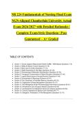 NR 224 Fundamentals of Nursing Final Exam NGN-Aligned Chamberlain University Actual Exam 2026&sol;2027 with Detailed Rationales &vert; Complete Exam-Style Questions &vert; Pass Guaranteed &ndash; A&plus; Graded&NewLine;&NewLine;