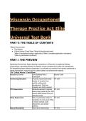 2026&sol;2027 S-Tier Wisconsin OT Practice Act & Jurisprudence Test Bank &vert; 60 Expert Scenarios & Rule Syntheses