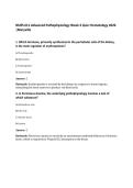 NURS 611 Advanced Pathophysiology Week 4 Quiz&colon; Hematology 2026&NewLine;&vert;Maryville
