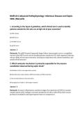 NURS 611 Advanced Pathophysiology&colon; Infectious Diseases and Sepsis&NewLine;2026 &vert;Maryville