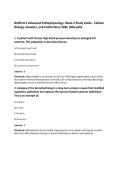 NURS 611 Advanced Pathophysiology&colon; Week 2 Study Guide - Cellular&NewLine;Biology&comma; Genetics&comma; and Proliferation 2026 &vert;Maryville