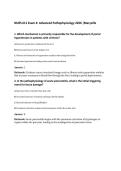 NURS 611 Exam 4&colon; Advanced Pathophysiology 2026 &vert;Maryville