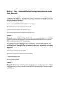 NURS 611 Exam 5&colon; Advanced Pathophysiology Comprehensive Guide&NewLine;2026 &vert;Maryville
