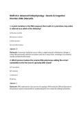 NURS 611&colon; Advanced Pathophysiology - Genetic & Congenital&NewLine;Disorders 2026 &vert;Maryville