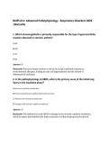 NURS 611&colon; Advanced Pathophysiology - Respiratory Disorders 2026&NewLine;&vert;Maryville