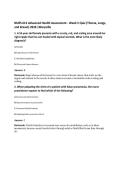 NURS 612 Advanced Health Assessment - Week 5 Quiz &lpar;Thorax&comma; Lungs&comma;&NewLine;and Breast&rpar; 2026 &vert;Maryville