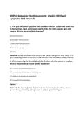 NURS 612 Advanced Health Assessment - Week 6&colon; HEENT and&NewLine;Lymphatics 2026 &vert;Maryville