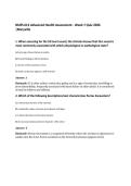 NURS 612 Advanced Health Assessment - Week 7 Quiz 2026&NewLine;&vert;Maryville