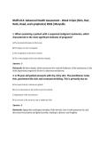 NURS 612&colon; Advanced Health Assessment - Week 4 Quiz &lpar;Skin&comma; Hair&comma;&NewLine;Nails&comma; Head&comma; and Lymphatics&rpar; 2026 &vert;Maryville