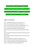 Tanner Bailey Pain Management Shadow Health Focused Exam Actual Exam 2026&sol;2027 with Detailed Rationales &vert; Complete Exam-Style Questions &vert; Pass Guaranteed &ndash; A&plus; Graded&NewLine;&NewLine;