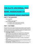 2026&sol;2027 The Elite Universal Test Bank&colon; Massachusetts Auctioneer Exam Mastery & Study Guide