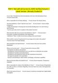 PSM 1 Test with all Correct & 100&percnt; Verified Answers &vert;Latest Version &vert;Already Graded A&plus;