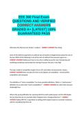 EEE 360 Final Exam QUESTIONS AND VERIFIED CORRECT ANSWERS GRADED A&plus; -LATEST - 100- GUARANTEED PASS&period;docx&NewLine;&NewLine;