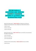 EEE 360&semi; Exam 1 QUESTIONS AND VERIFIED CORRECT ANSWERS GRADED A&plus; -LATEST - 100- GUARANTEED PASS&period;docx&NewLine;&NewLine;