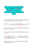 360 FINAL EXAM QUESTIONS AND VERIFIED CORRECT ANSWERS GRADED A&plus; -LATEST - 100- GUARANTEED PASS&period;docx&NewLine;&NewLine;