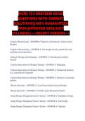 NURS 753 MIDTERM EXAM &NewLine;QUESTIONS WITH CORRECT &NewLine;SOLUTIONS&vert;&vert;100&percnt; GUARANTEED &NewLine;PASS&vert;&vert;UPDATED 2026&sol;2027 &NewLine;SYLLABUS&vert;&vert;<<RECENT VERSION>> 